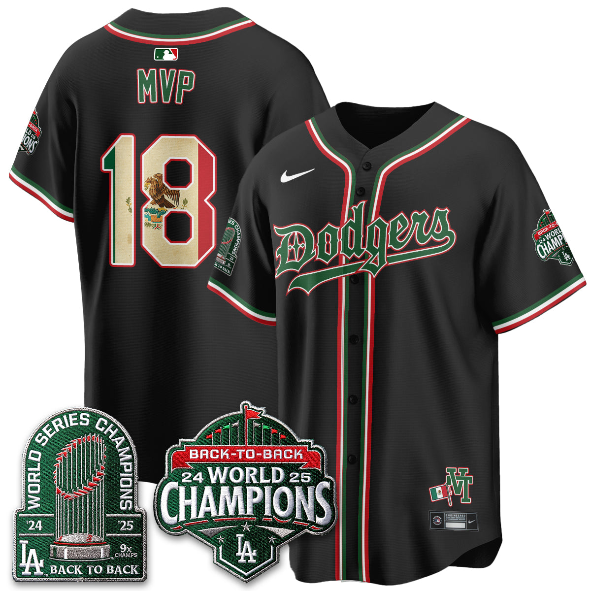 LAD x Mexico Style Vapor Jersey - Stitched-DTD