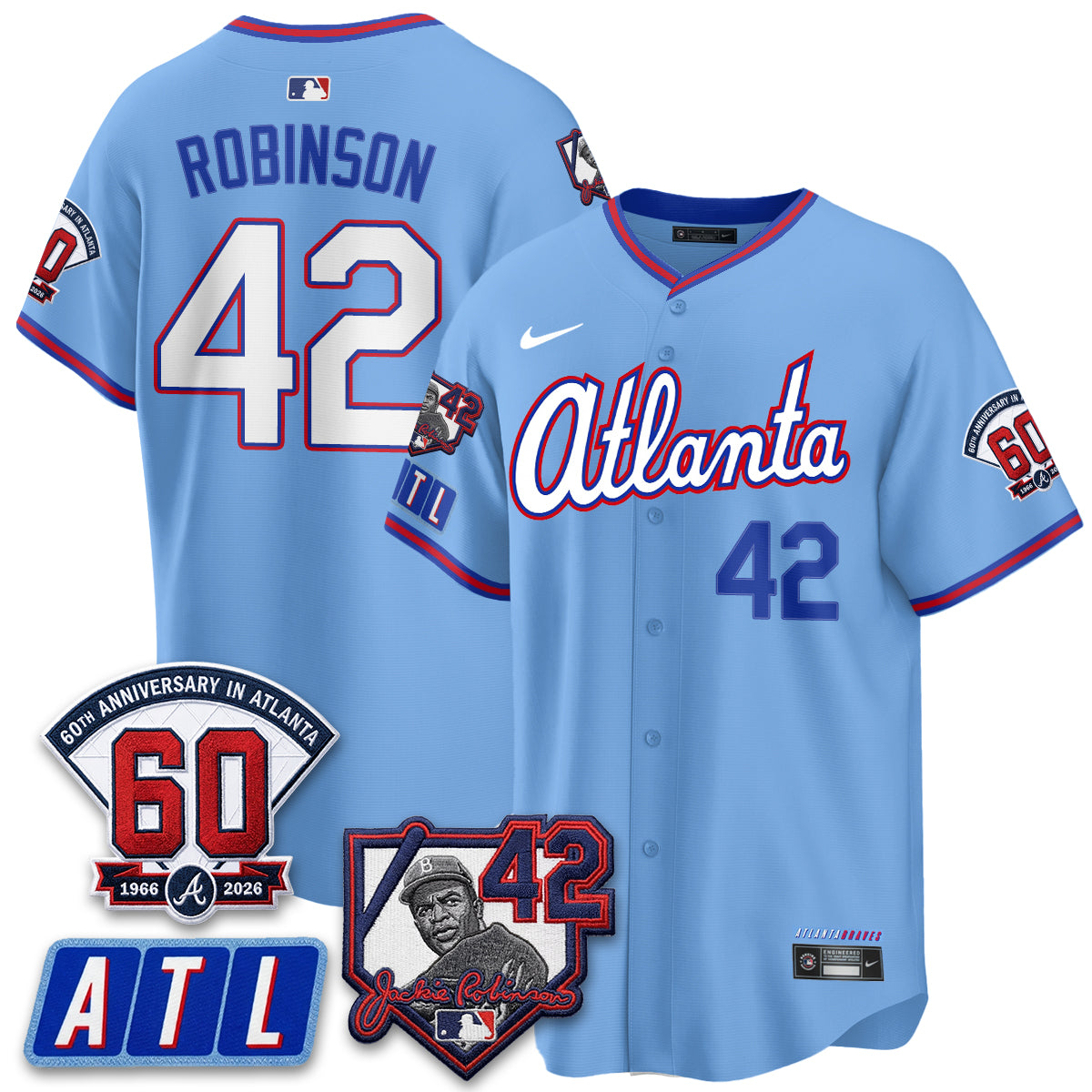 ATL 2026 Jackie Robinson Day Vapor Limited Jersey - All Stitched-DTD