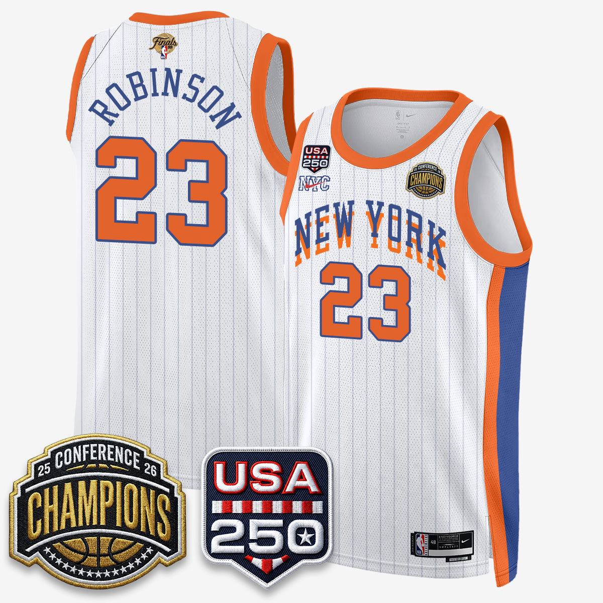 NYK 2026 NBA Eastern Conference Champions City Edition Jersey - Stitched-DTD