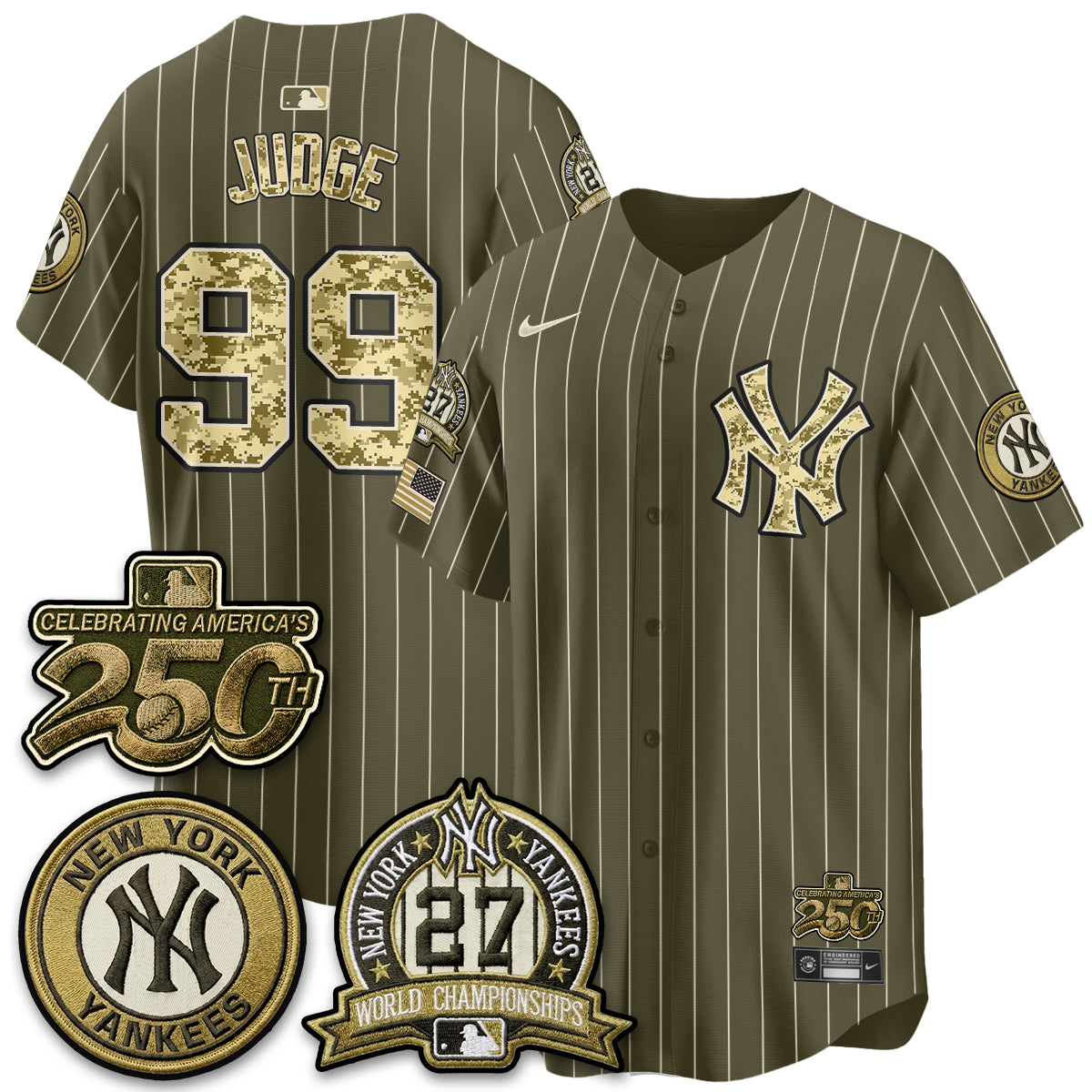 NYY Salute to Service 2026 Vapor Limited Jersey - Stitched-DTD