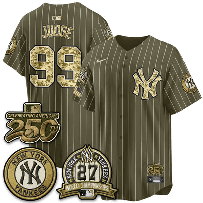 NYY Salute to Service 2026 Vapor Limited Jersey - Stitched-DTD