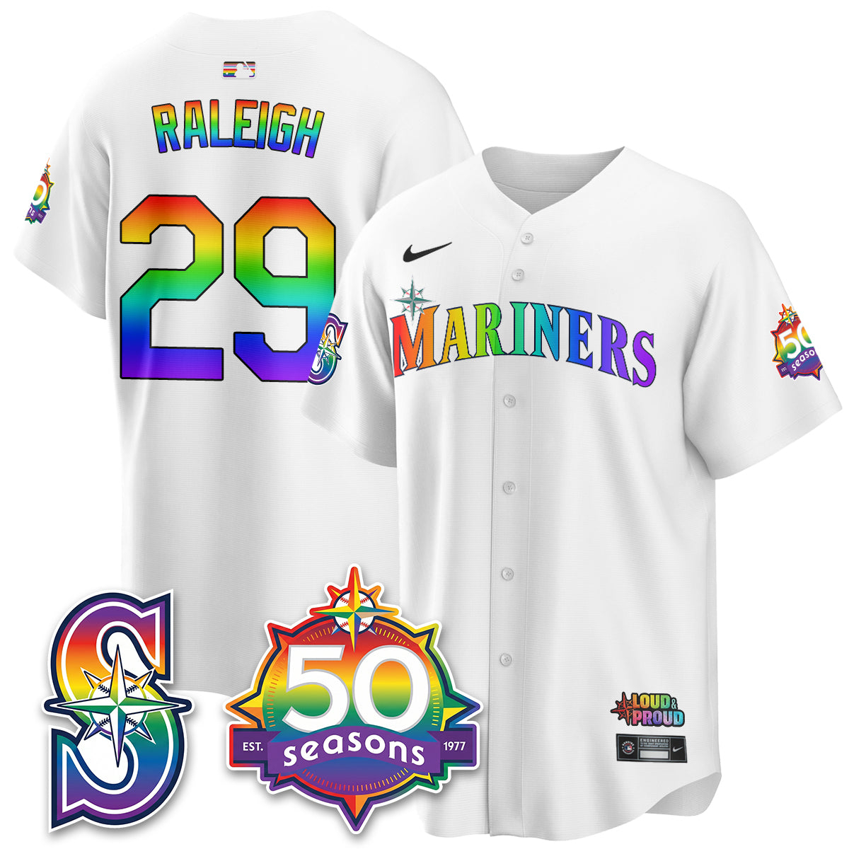 SEA Happy Pride Month Vapor Jersey - Stitched-DTD