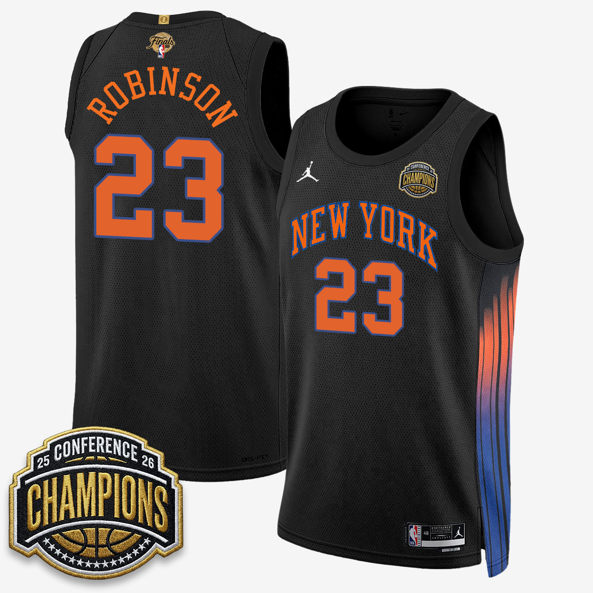 NYK 2026 NBA Finals City Edition Jersey V3- Stitched-DTD