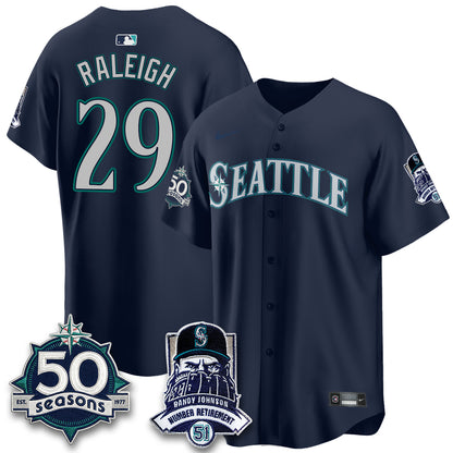 SEA Randy Johnson Vapor Limited Jersey V2- All Stitched-DTD