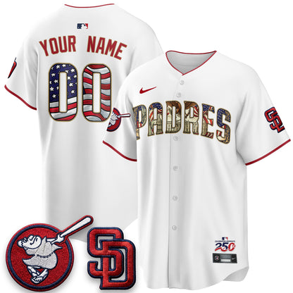 SD 2026 Independence Day USA Vapor Limited Custom Jersey - Stitched-DTD
