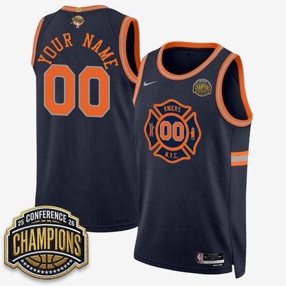 NYK 2026 NBA Finals City Edition Custom Jersey V3- Stitched-DTD
