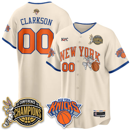 NYK 2026 NBA Finals x Bunny Vapor Jersey V2- Stitched-DTD