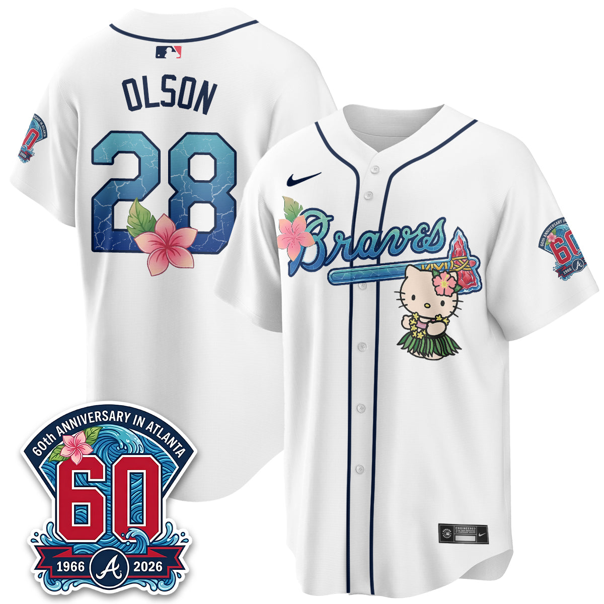 ATL x Meow Aloha Spirit Vapor Jersey - Stitched-DTD