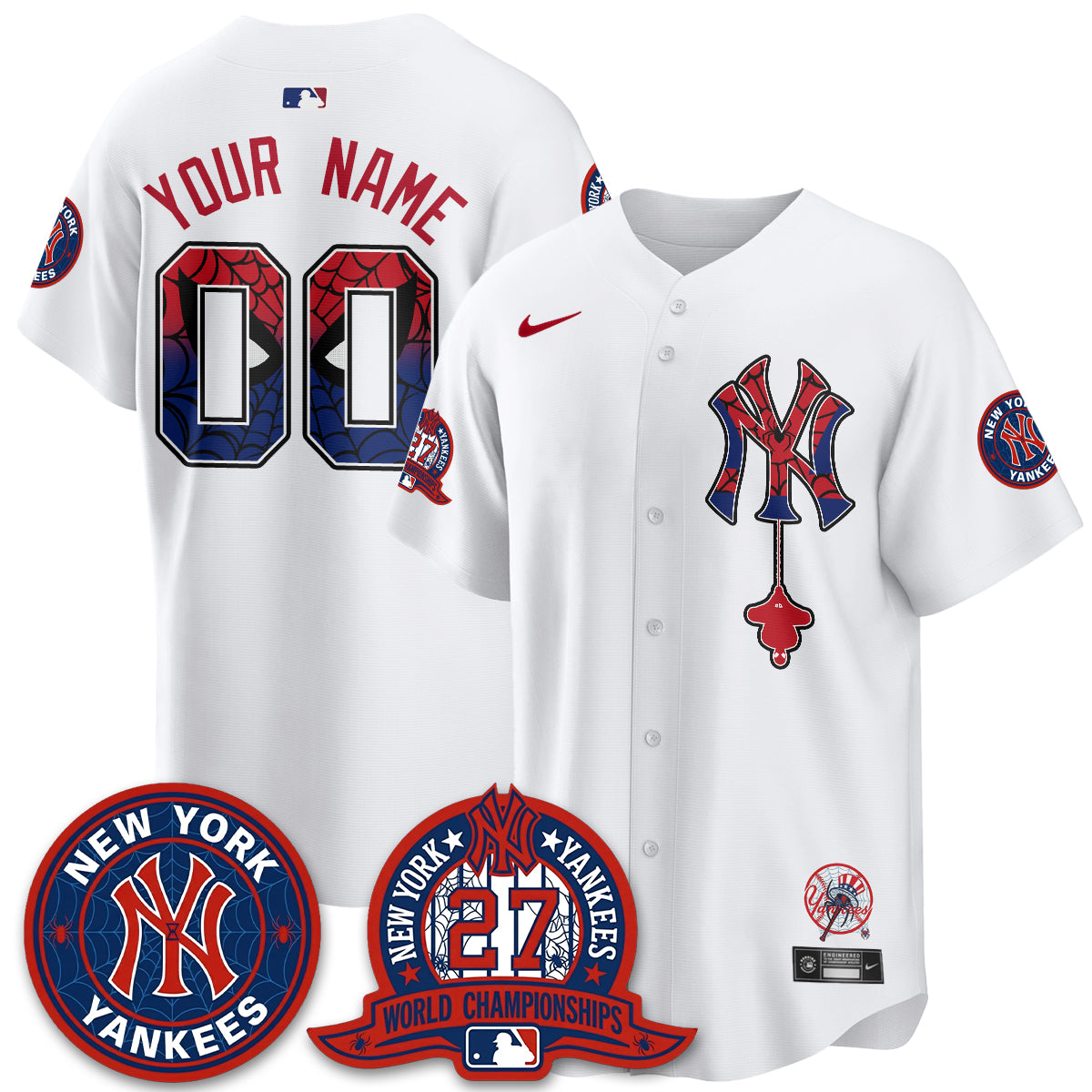 NYY x Web-Head 2026 Vapor Custom Jersey - Printed-DTD