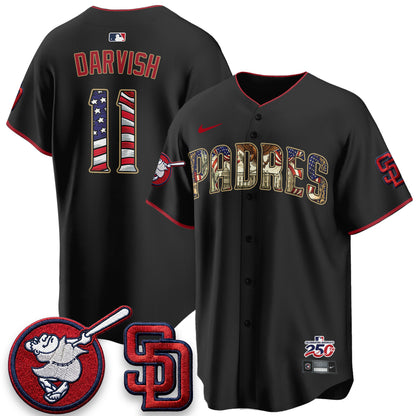 SD 2026 Independence Day USA Vapor Limited Jersey - Stitched-DTD
