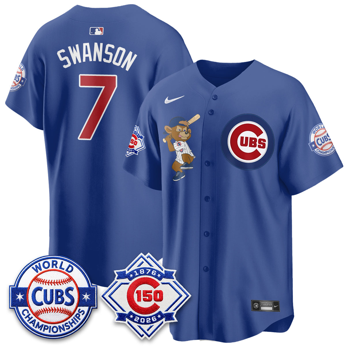 Chicago Cubs Clark Edition Vapor Limited Jersey - Stitched-DTD