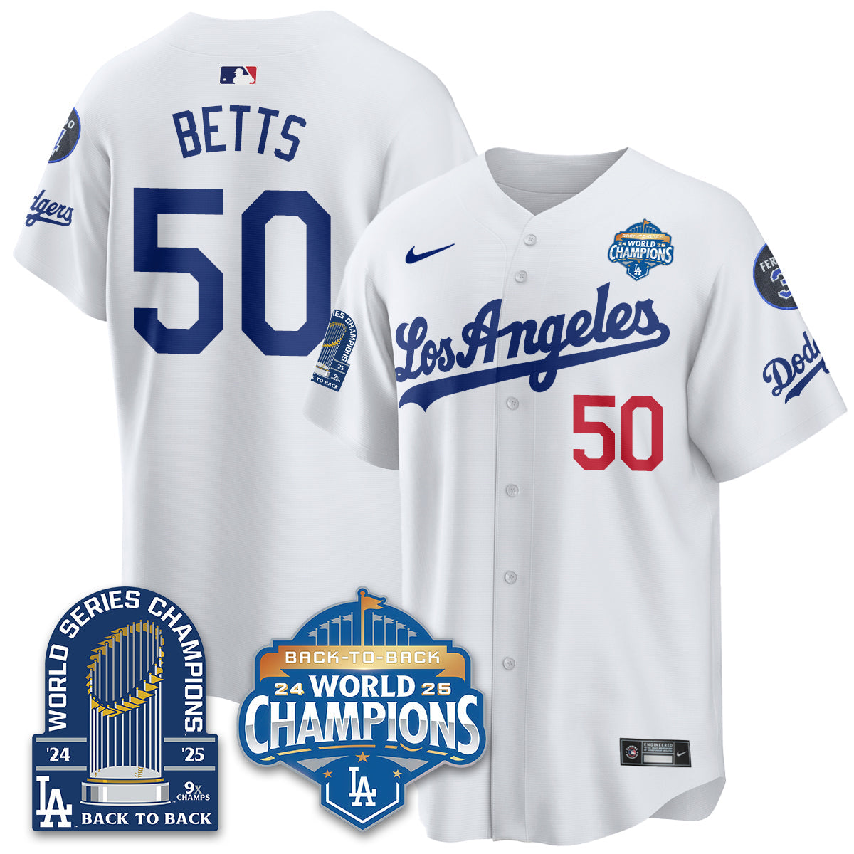 LAD Alternate  Vapor Limited Jersey - 9x Champs - All Stitched-DTD