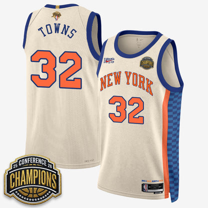 NYK 2026 NBA Finals City Edition Jersey V3- Stitched-DTD