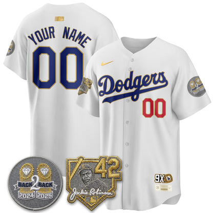 LAD -  2026 Jackie Robinson Day Vapor Custom Limited Jersey - All Stitched-DTD