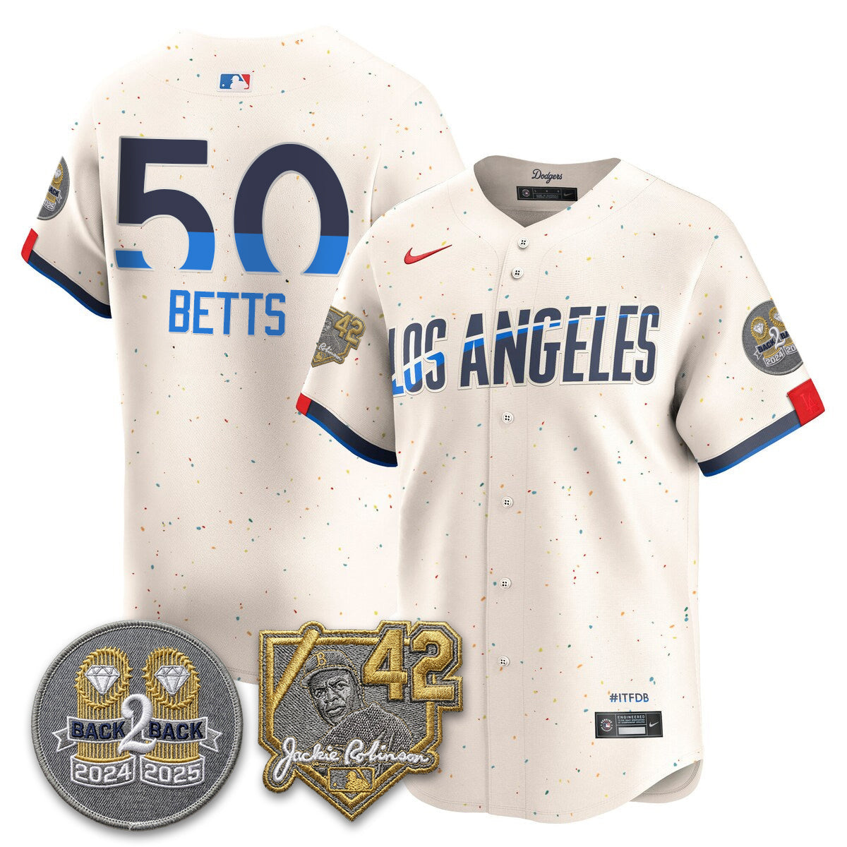 LAD -  2026 Jackie Robinson Day Vapor Limited Jersey - All Stitched-DTD