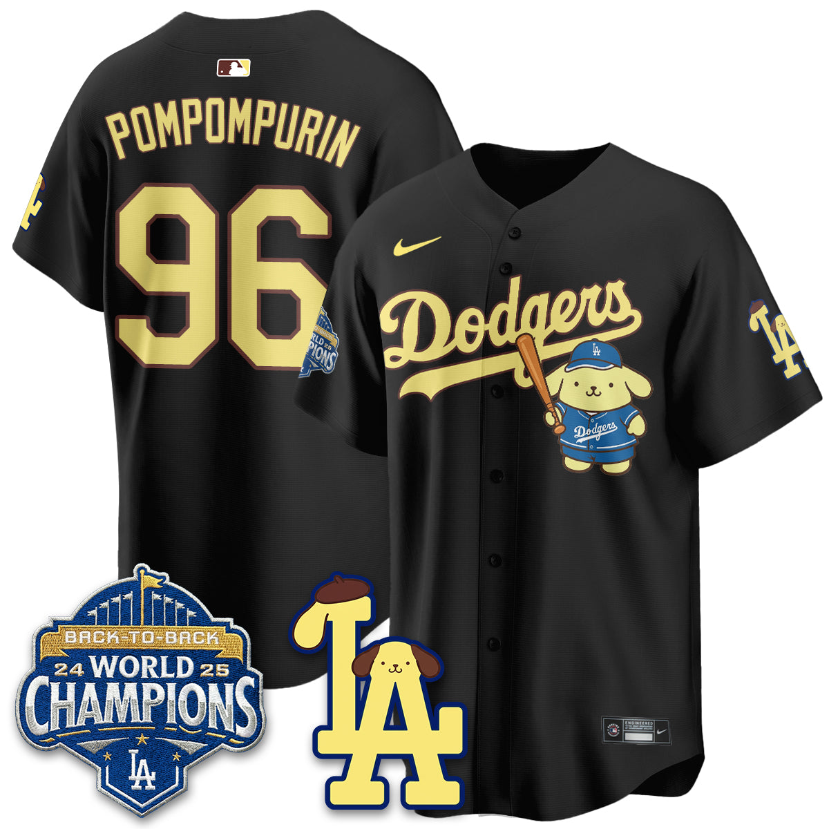 LAD Pompompurin Edition Vapor Jersey - Stitched-DTD