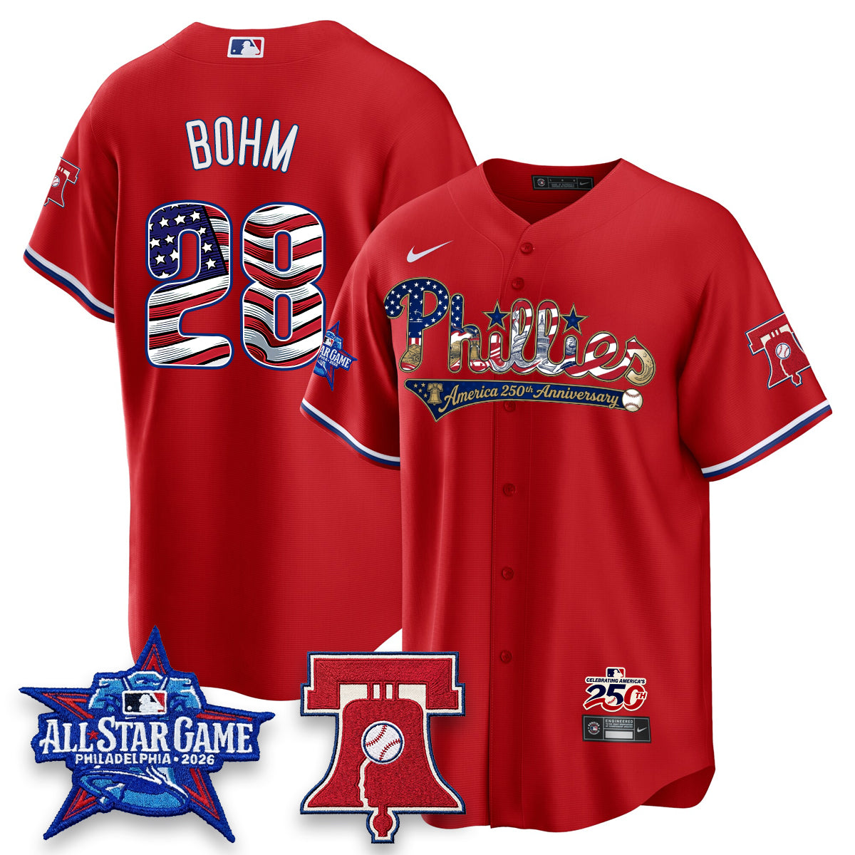 PHI 2026 Independence Day USA Vapor Limited Jersey - Stitched-NQD