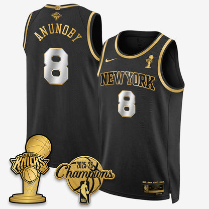 NYK 2026 NBA Champions Gold Edition Vapor Jersey - Stitched-DTD