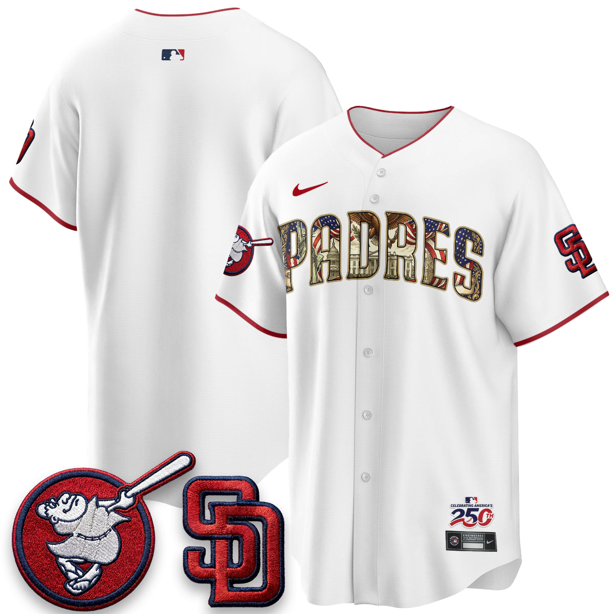 SD 2026 Independence Day USA Vapor Limited Jersey - Stitched-DTD
