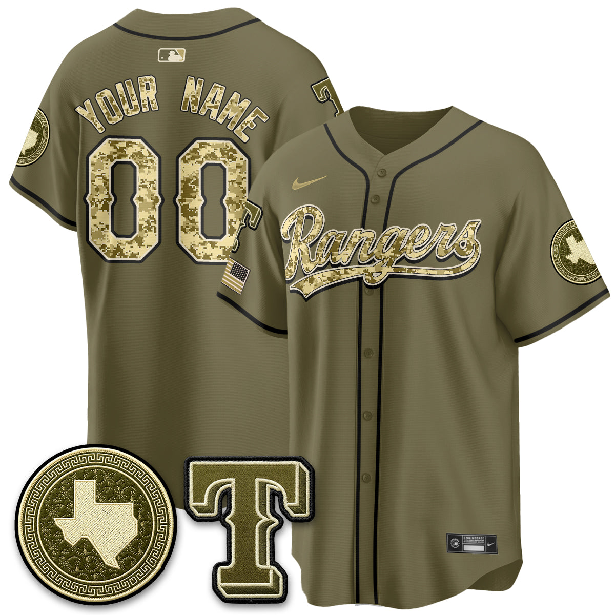 TEX 2026 Armed Forces Day Custom Jersey V2 - All Stitched-DTD