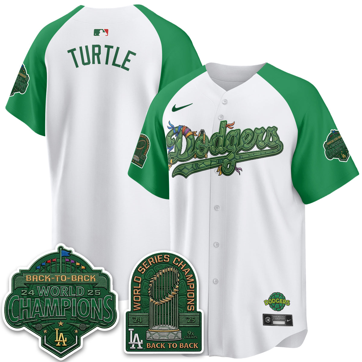 LAD x TMNT 2026 Vapor Jersey - Stitched-DTD