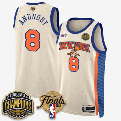 NYK 2026 NBA Eastern Conference Champions x Looney Tunes Vapor Jersey V2- Stitched-DTD