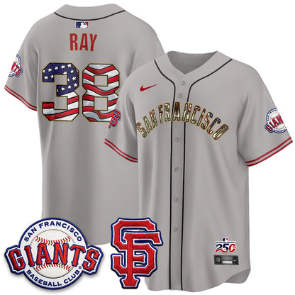 San Francisco Giants2026 Independence Day USA Jersey - All Stitched-DTD