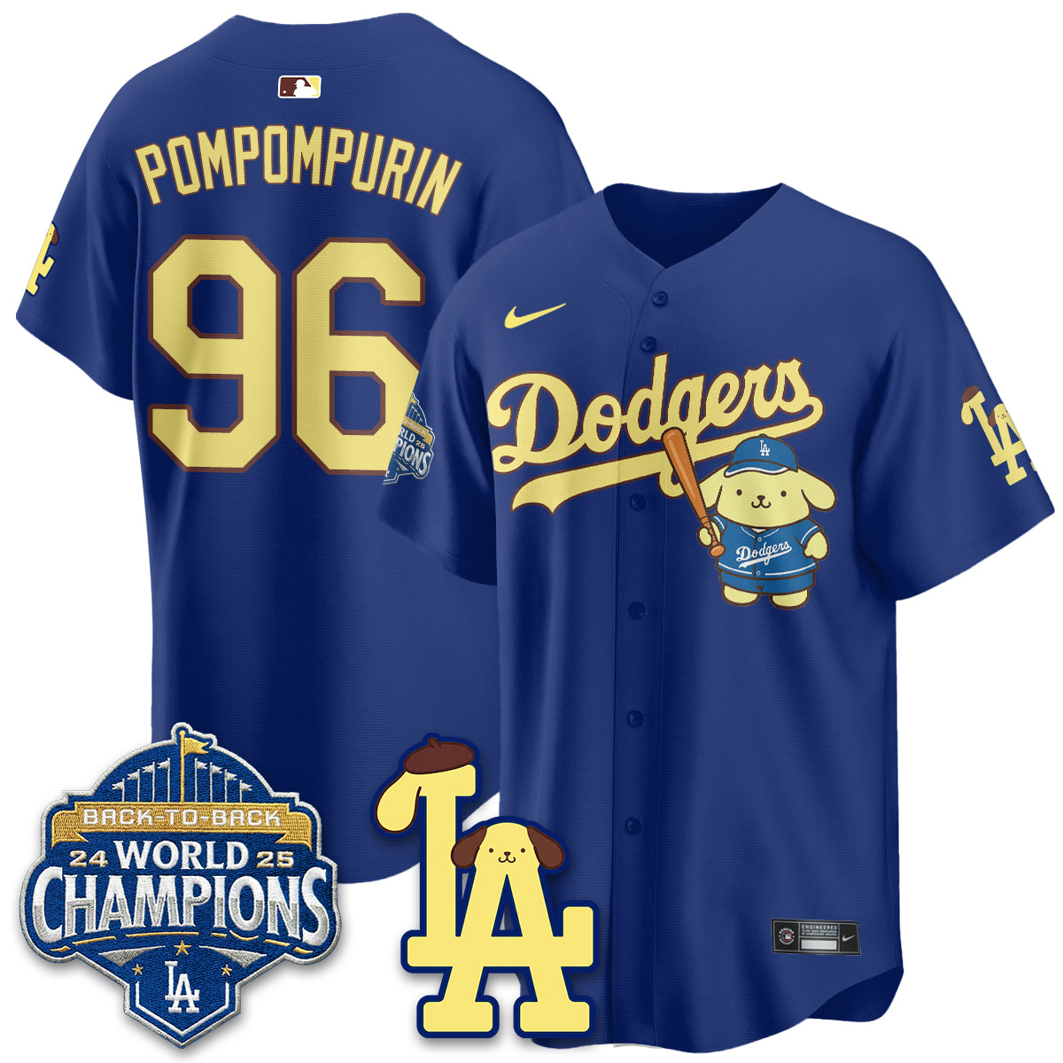 LAD Pompompurin Edition Vapor Jersey - Stitched-DTD