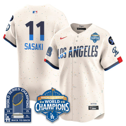 LAD Alternate  Vapor Limited Jersey - 9x Champs - All Stitched-DTD