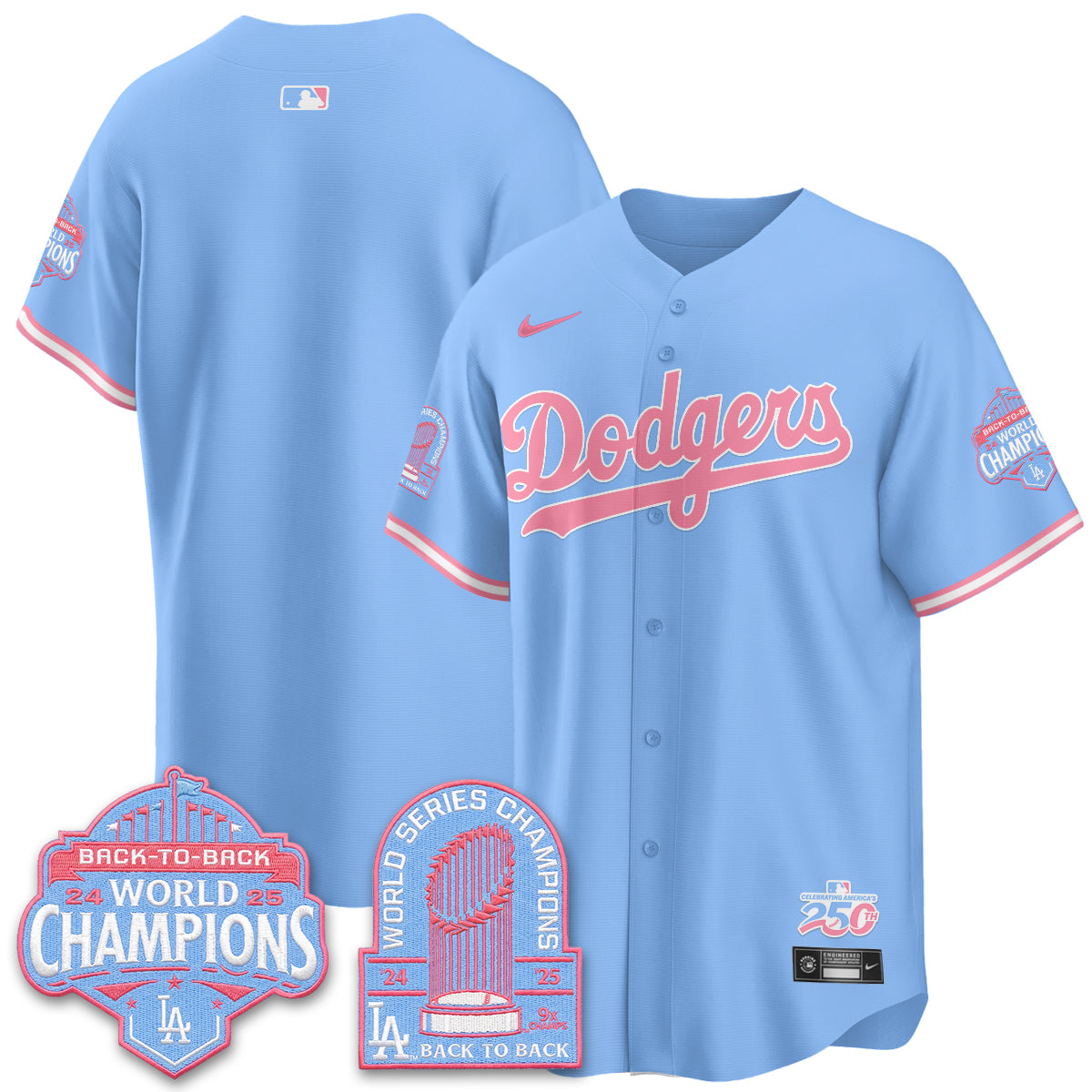 LAD x Bubblegum Vapor Jersey - Stitched-DTD