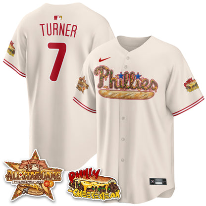 Philadelphia Phillies Cheesesteak Edition Vapor Limited Jersey - Stitched-DTD