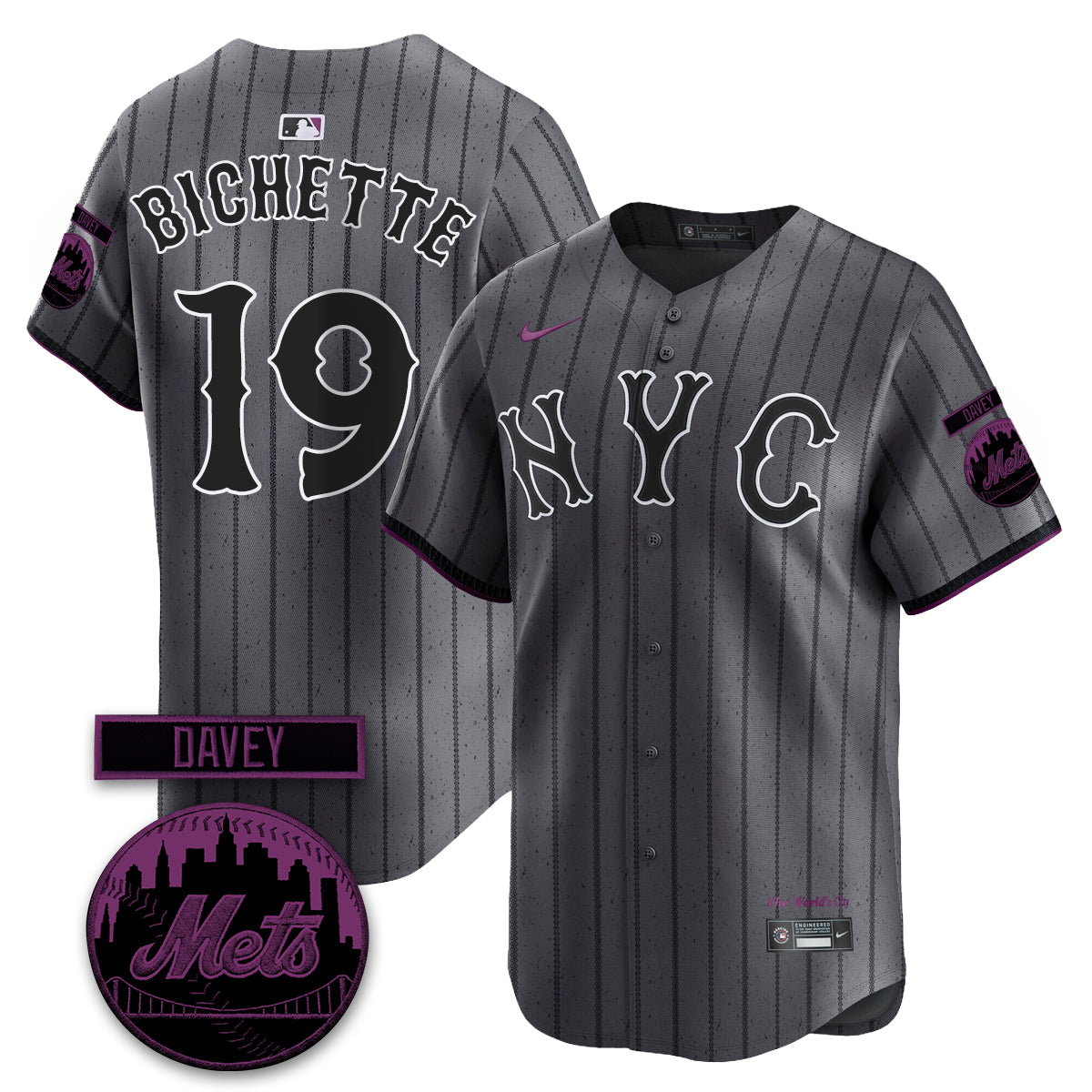 NYM 2026 Davey Johnson Memorial Vapor Limited Jersey - All Stitched-DTD