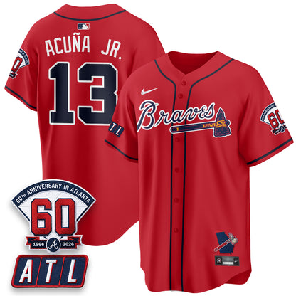 ATL 2026 60th Anniversary Vapor Limited Jersey - All Stitched-DTD