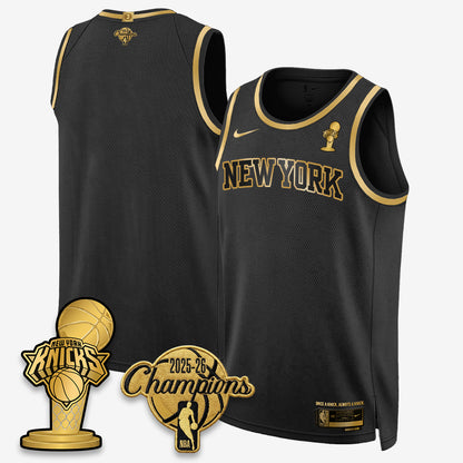 NYK 2026 NBA Champions Gold Edition Vapor Jersey - Stitched-DTD