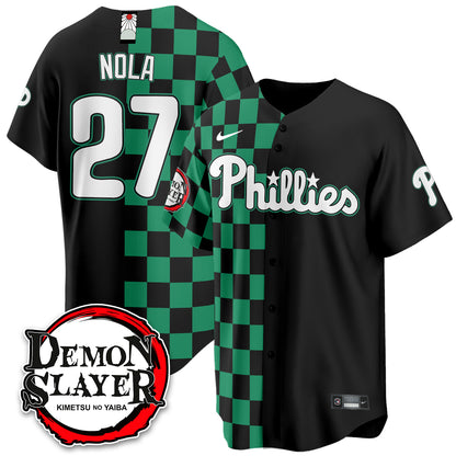 PHI Demon Slayer Vapor Limited Jersey - Stitched-DTD