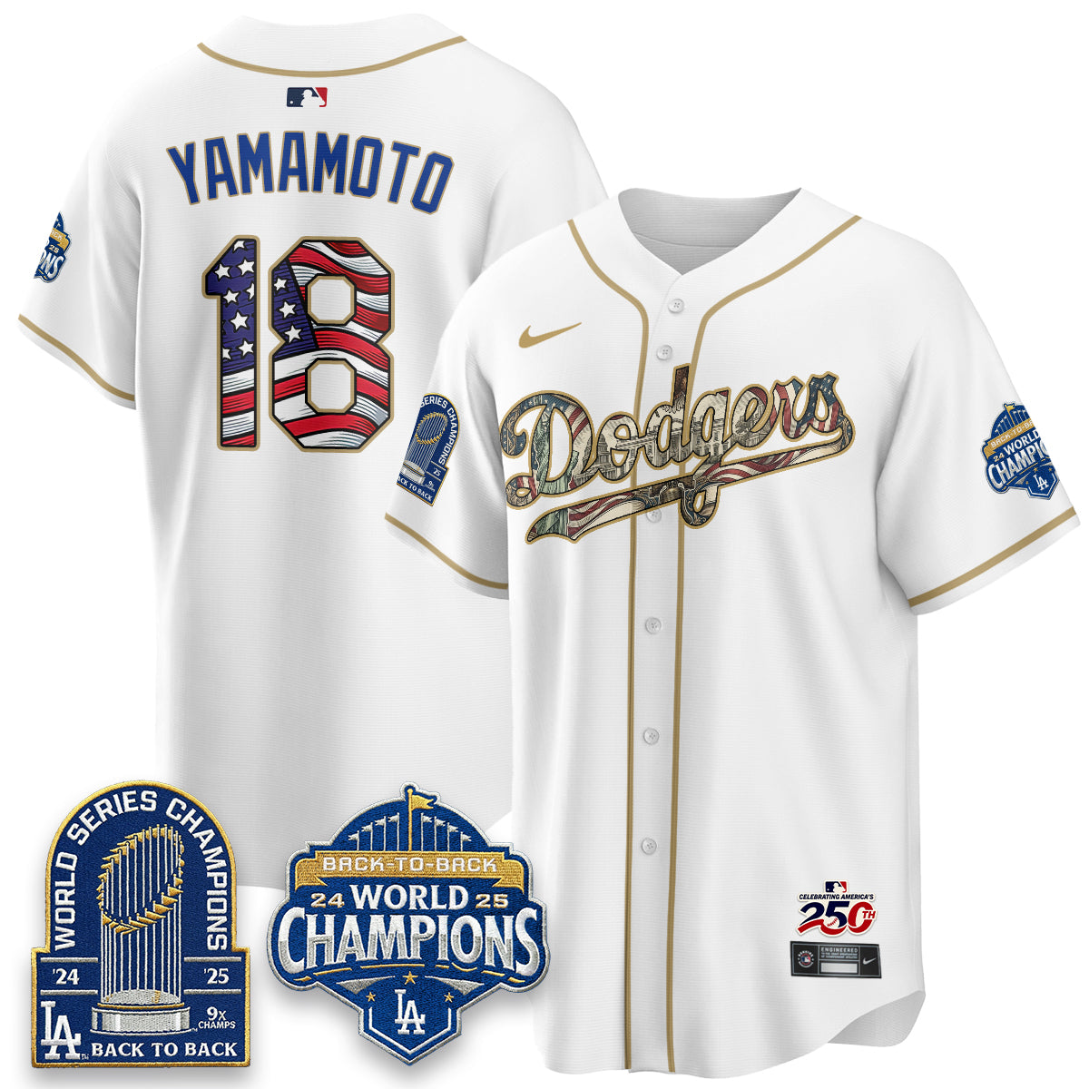 LAD 2026 Independence Day USA Vapor Limited Jersey - Stitched-DTD