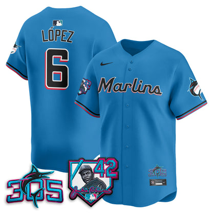 MIA 2026 Jackie Robinson New Era Vapor Limited Jersey - All Stitched-DTD