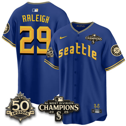 SEA Vapor Premier Limited Jersey - 50th Anniversary & AL West Division Champions - Steelheads Community Funds - All Stitched-DTD