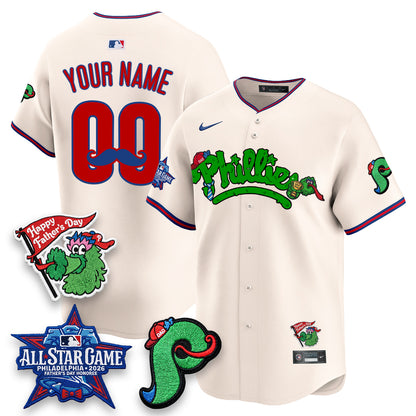 PHI Happy Father's Day Vapor Custom Jersey - Stitched-DTD