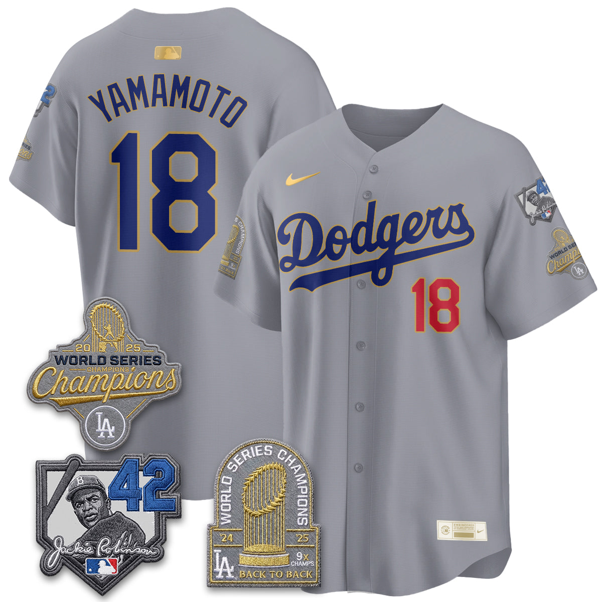 LAD 2026 Jackie Robinson New Era Vapor Limited Jersey - All Stitched-DTD