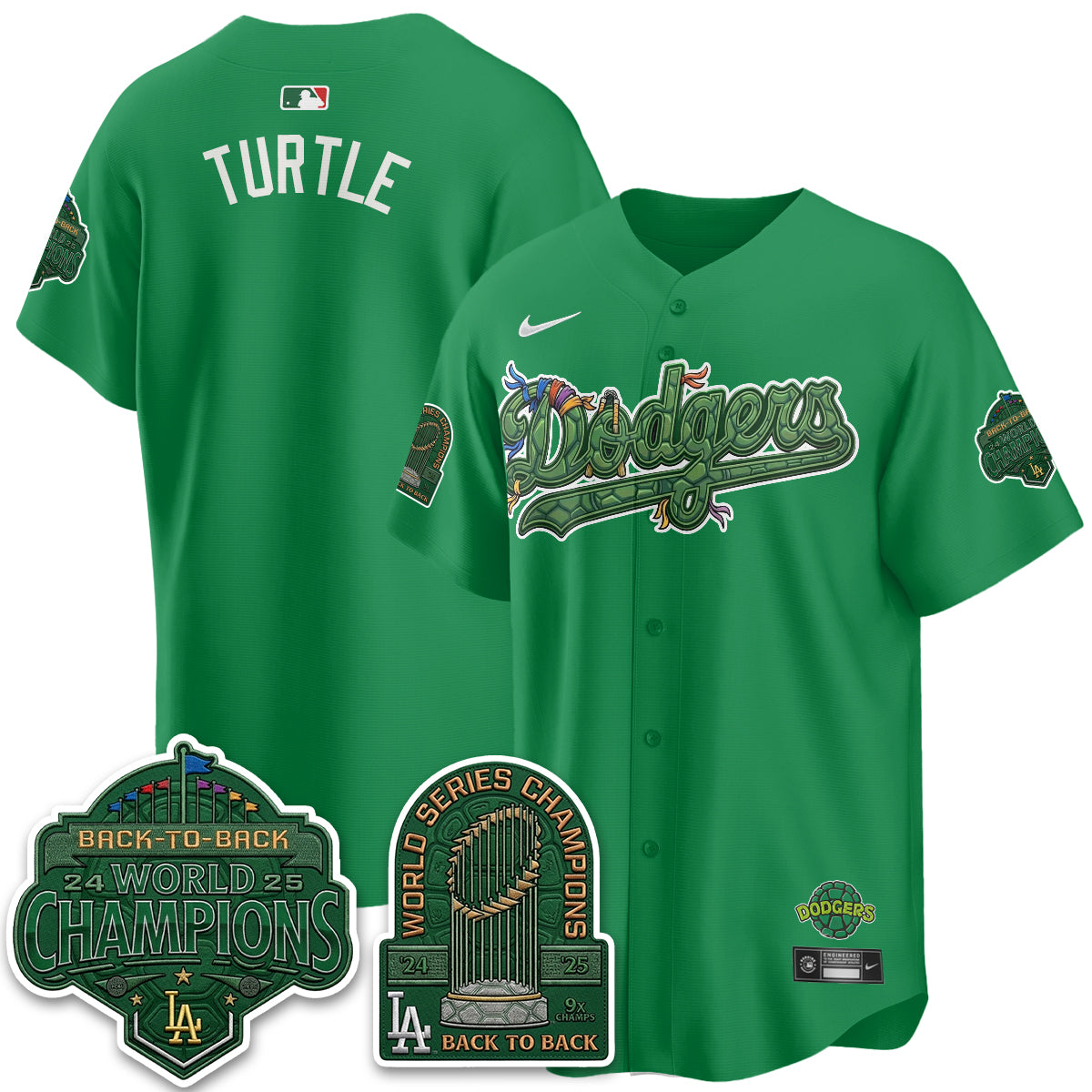 LAD x TMNT 2026 Vapor Jersey - Stitched-DTD