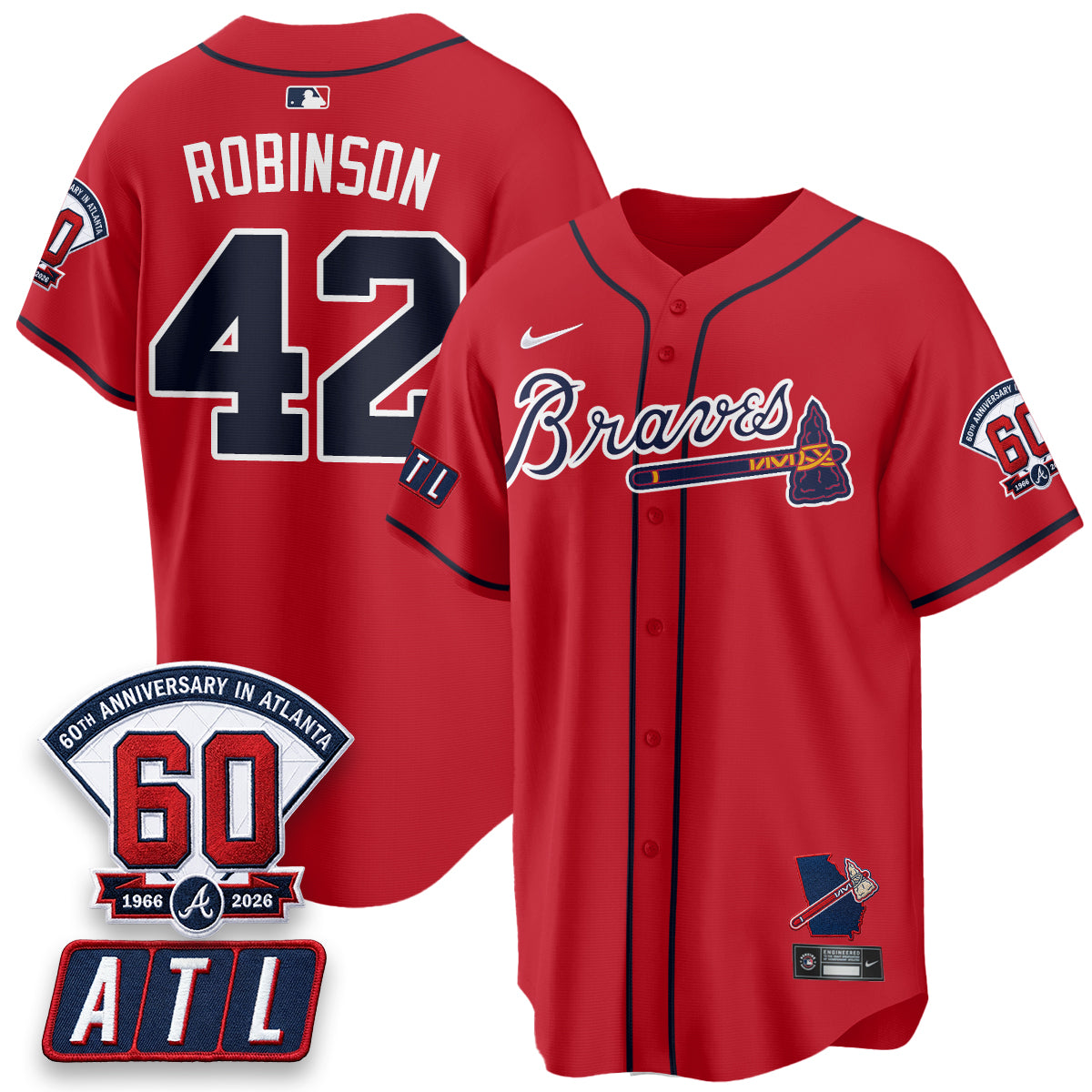 ATL 2026 60th Anniversary Vapor Limited Jersey - All Stitched-DTD