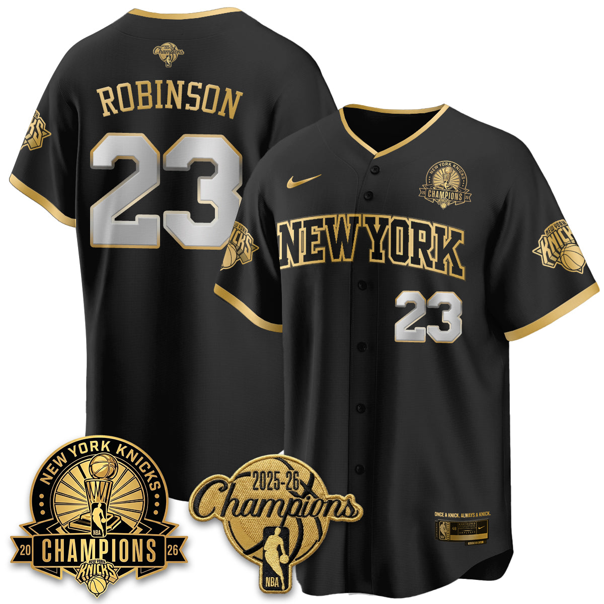 NYK 2026 NBA Champions Special Edition Vapor Jersey V2- Stitched-DTD