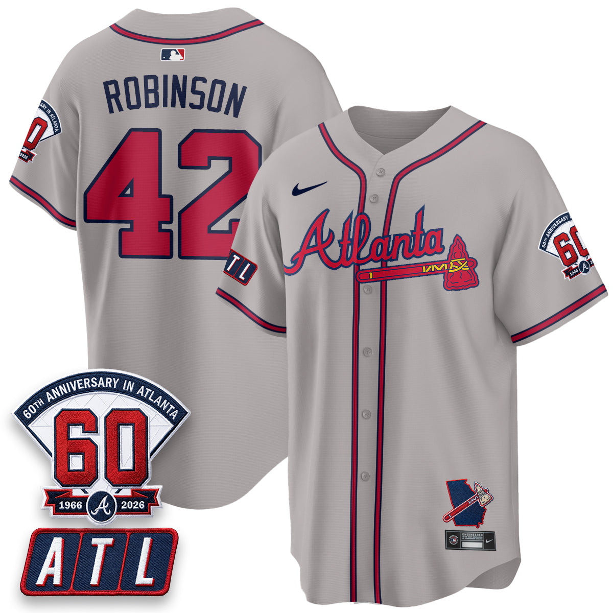 ATL 2026 60th Anniversary Vapor Limited Jersey - All Stitched-DTD