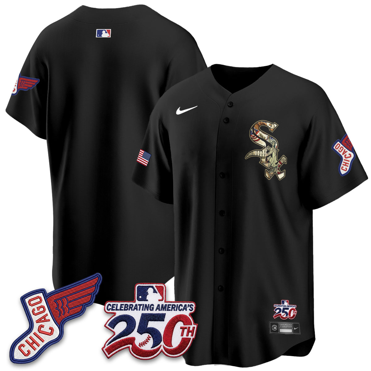 CWS 2026 Independence Day USA Vapor Jersey - Stitched-DTD