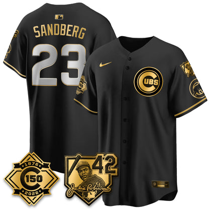 CHC 150th Anniversary & Jackie Robinson Day Patch Vapor Premier Limited Jersey - All Stitched-DTD