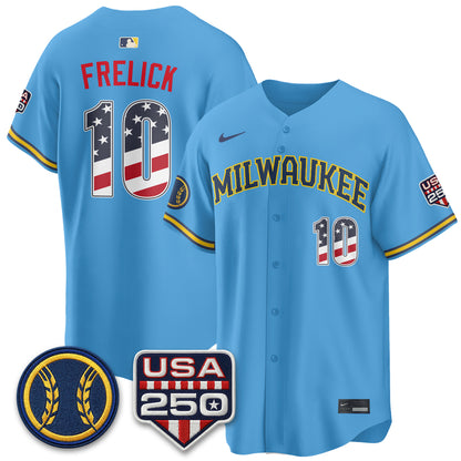 MIL Fourth of July Vapor Limited Jersey - Stitched-DTD