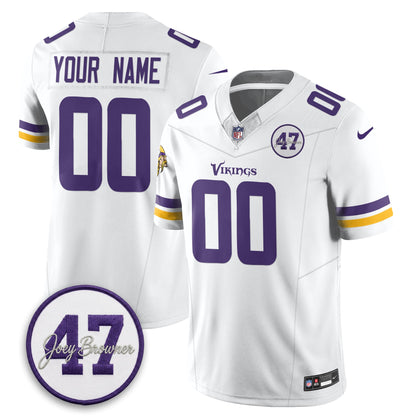 MIN Joey Browner Thank You For Memories - 1960 – 2026 Football Vapor Limited Custom Jersey - All Stitched-DTD