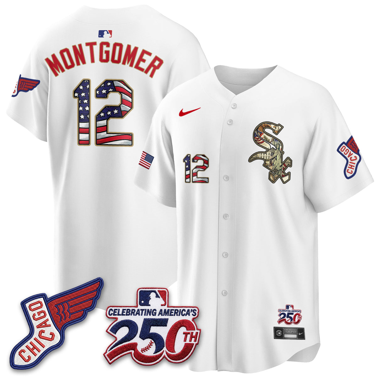 CWS 2026 Independence Day USA Vapor Jersey - Stitched-DTD