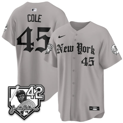 NYY 2026 Jackie Robinson Day Gothic Vapor Limited Jersey - All Stitched-DTD